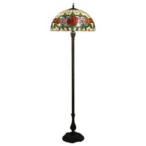 Red Rose Tiffany Floor Lamp Large - TL-F203065-KG