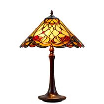 Paloma Tiffany Table Lamp Amber - TL-1611495A-N040