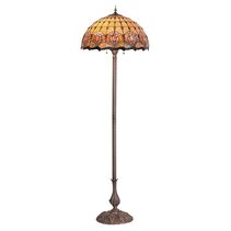 Red Tulip Tiffany Floor Lamp - TL-F20235-KG