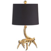 Golden Antlers Table Lamp - 26617-1