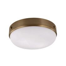 Cadence Flush Mount Dark Antique Brass / Matt Black - FE/CADENCE/F DAB