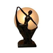 Ancient Dancing Lady Art Deco Table Lamp - N044