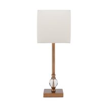 Roland 1Lt Table Lamp Aged Brass - ROL1TLAGB