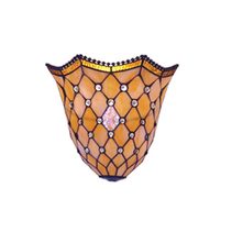 Geometric Tiffany Wall Lamp Creamy - T-199WS