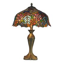 Rose Tiffany Table Lamp - T-274-16