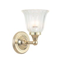 Austen 1 Light Wall Light Polished Brass - BATH/AUSTEN1 PB