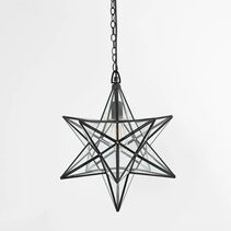 Star Pendant Large Black - ELCITFR4371BRZ