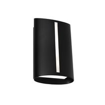 Temma 8 Watt LED Wall Light Black / Warm White - TEMM1EBLK