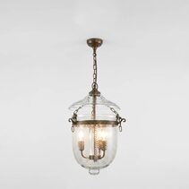 Bell Jar Pendant Small Brass - ELKH308