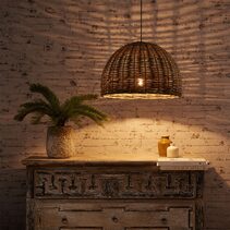 Rattan Pendant Large Rustic - ELVAN222
