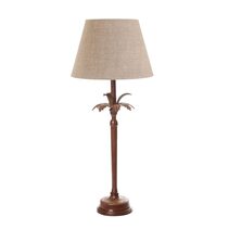 Casablanca Table Lamp Brown With Shade - ELANK58785BRN