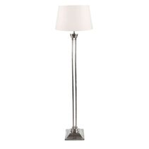 Hudson Floor Lamp Antique Silver With Shade - ELPIM30071AS