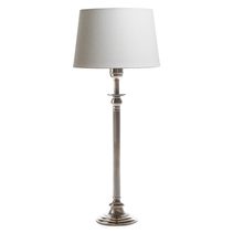 Chelsea Table Lamp Antique Silver With Shade - ELPIM50351AS