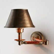 Benton 1 Light Swing Arm Wall Lamp Antique Brass - ELPIM50824ALB