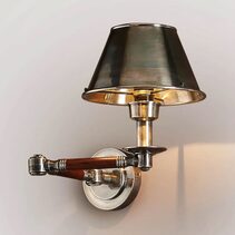 Benton 1 Light Swing Arm Wall Lamp Antique Silver - ELPIM50824AS