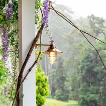 Clark Outdoor Wall Light Antique Brass IP54 - ELPIM51368AB