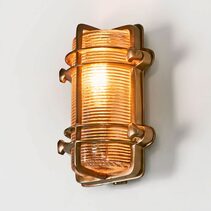 Harley Outdoor Wall Light Antique Brass IP54 - ELPIM51578AB