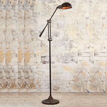 Calais Floor Lamp Florentine Bronze - ELPIM57025FLBR