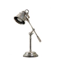 Newcastle Adjustable Desk Lamp Antique Silver - ELPIM59353AS