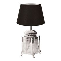 Kensington Table Lamp Nickel With Shade - ELANK52859SN