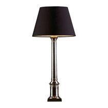 Wiltshire Table Lamp Antique Silver With Shade - ELPIM50894AS