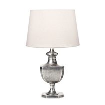 Albany Table Lamp Silver With Shade - ELPIM56575AS