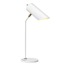 Quinto Table Lamp White / Aged Brass - QUINTO-TL-WAB