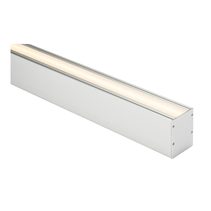 Suspended Up & Down 1 Meter 60x80mm Aluminium LED Profile Silver - HV9693-6080