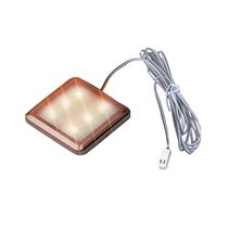 Compact Square 0.5W LED Amber - SLED-SQ6AM