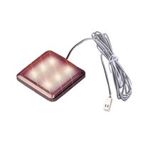 Compact Square 0.5W LED Red - SLED-SQ6RD