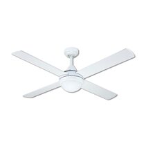 Azure 26 Timber AC 122cm 48" With 2 x E27 Light White - AT2615