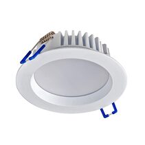 AT9012 Round 12W Dimmable LED Downlight White Frame / Tri-Colour - 11148