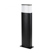 Column 10W LED Bollard Black / Warm White - LH2503-BL