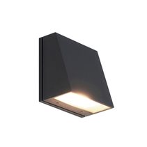 Single Beam 3W LED Wall Light Charcoal / Warm White - LX163-CC