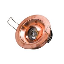 Tilting Eave Lite 6W Pure LED Copper / Warm White - EAVE/T6/L/COP