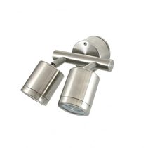 Twin Wall Spot 240V Retro Stainless Steel - TWS/R/SS