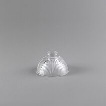 Claredon 6" Small Glass Shade 2 1/4" Fitter Clear - LOI3090027