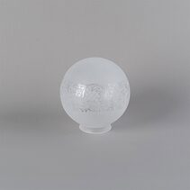 Sheffield 8" Glass Shade 4 1/4" Fitter Frost Etch - LOI3090057