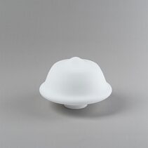 Victorian 12" Schoolhouse Shade 4 1/4" Fitter Opal Matte - LOI3090067