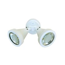 Cadet 10W 2 Light Adjustable LED Flood Spotlight White / Cool White - LW7122WH