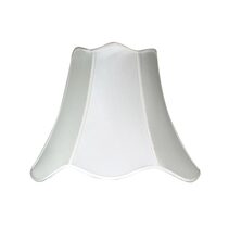 Empire 500mm Shade Satin Ivory - SE-10-20-16WH