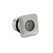 Modux M1 Square Recessed 1W LED 10° Stainless Steel / Warm White