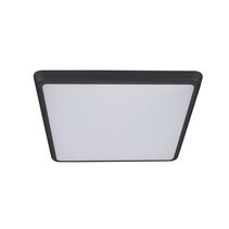 Solar 35 Watt Slimline Dimmable Square LED Ceiling Light Black / Tri Colour - 20947