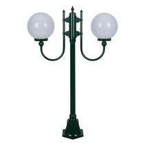Lisbon Twin 25cm Spheres Curved Arms Short Post Light Green - 15689