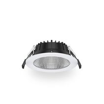 Commercial 12W Dimmable LED Downlight White / Tri-Colour - AT9087/12/WH/TRI