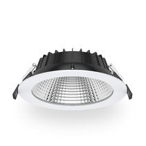 Commercial 24W Dimmable LED Downlight White / Tri-Colour - AT9087/24/WH/TRI