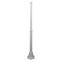Turin 1.57 Meter Tall Base Exterior Post White - 16050