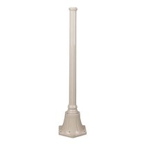 Turin 950mm Tall Base Exterior Post Beige - 16051