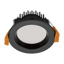 Deco 8W Dimmable LED Downlight Black / Tri Colour - 20411