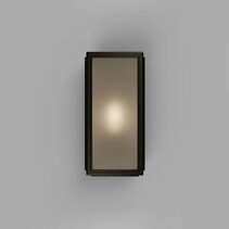 Lille Medium Wall Light Old Bronze / Frosted IP44